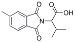 3-METHYL-2-(5-METHYL-1,3-DIOXO-1,3-DIHYDRO-ISOINDOL-2-YL)-BUTYRIC ACID Struktur