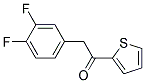 2-(3,4-DIFLUOROPHENYL)-1-(2-THIENYL)ETHAN-1-ONE Struktur