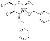 METHYL 2,3-DI-O-BENZYL-4,6-DI-CHLORO-4,6-DI-DEOXY-BETA-D-GALACTOPYRANOSIDE Structure