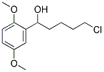 5-CHLORO-1-(2,5-DIMETHOXYPHENYL)-1-PENTANOL Struktur