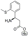 METHYL (3R)-3-AMINO-3-(2-METHYLTHIOPHENYL)PROPANOATE Struktur