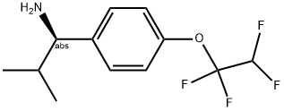 (1R)-2-METHYL-1-[4-(1,1,2,2-TETRAFLUOROETHOXY)PHENYL]PROPYLAMINE Struktur