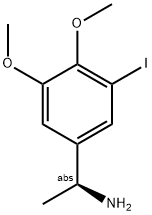 (1S)-1-(3-IODO-4,5-DIMETHOXYPHENYL)ETHYLAMINE Struktur