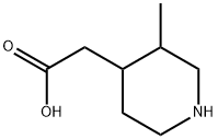 2-(3-METHYL-PIPERIDIN-4-YL)-ACETIC ACID Struktur