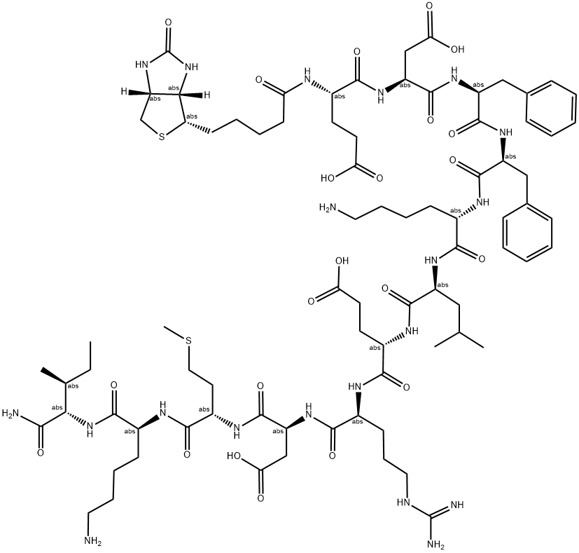 BIOT-EDFFKLERDMKI-AMIDE Struktur