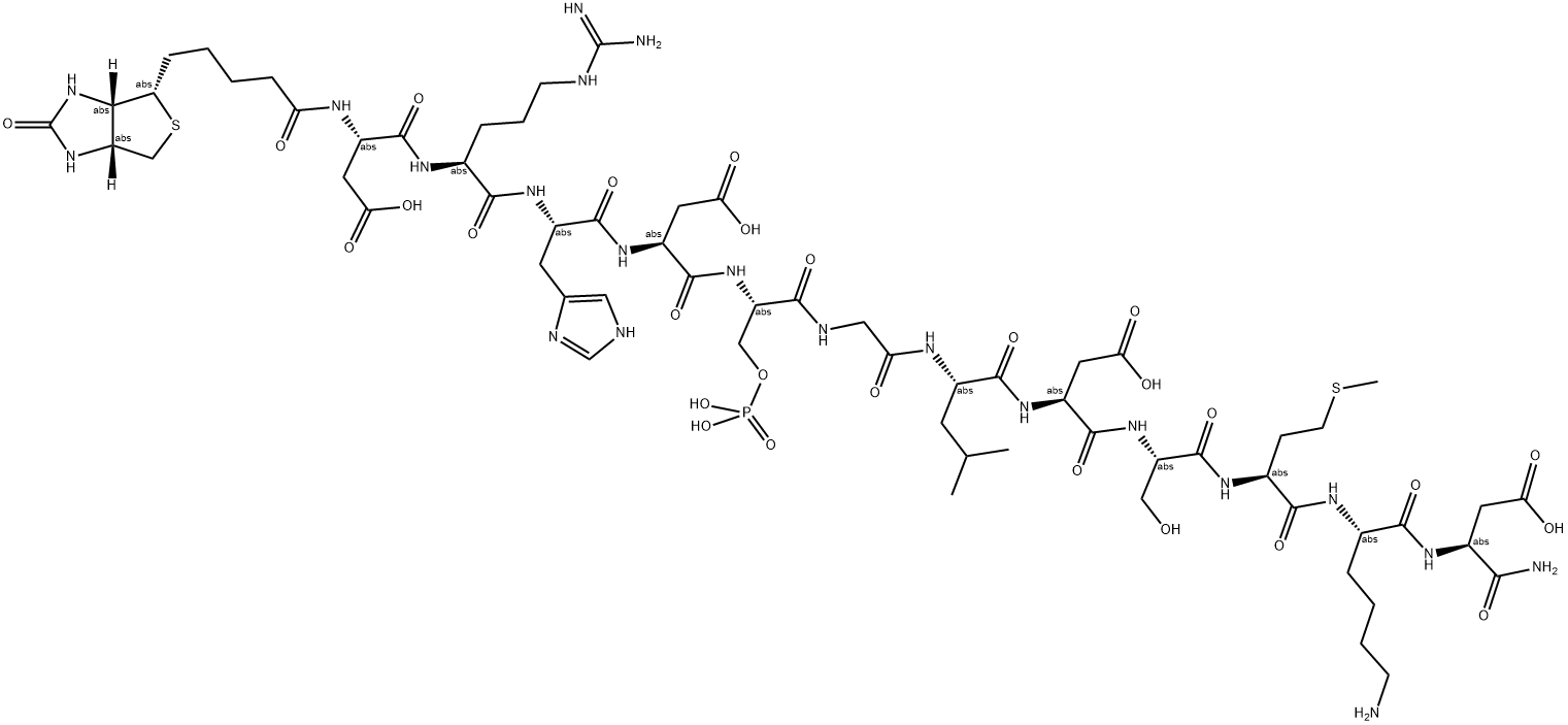 BIOT-DRHD(PS)GLDSMKD-AMIDE Struktur