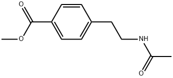 4-(2-ACETYLAMINOETHYL)BENZOIC ACID METHYL ESTER Struktur