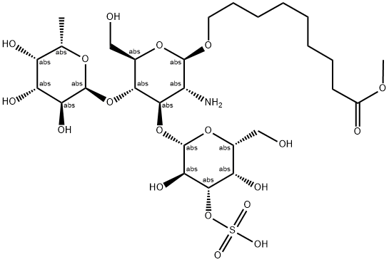 3'-SULFO-2-AMINO-LEWIS A-1-OGR Struktur