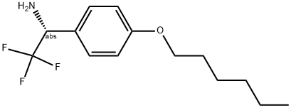 (1R)-2,2,2-TRIFLUORO-1-(4-HEXYLOXYPHENYL)ETHYLAMINE Struktur