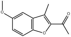 2-ACETYL-5-METHOXY-3-METHYL BENZOFURAN Struktur