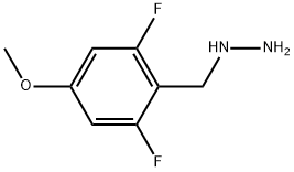 2,6-DIFLUORO-4-METHOXY-BENZYL-HYDRAZINE Struktur