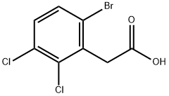 2-BROMO-5,6-DICHLOROPHENYLACETIC ACID Struktur