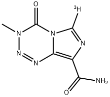 TEMOZOLOMIDE, [3H]- Struktur