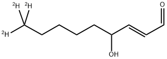 4-hydroxy Nonenal-d3 Struktur