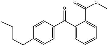 METHYL 2-(4-N-BUTYLBENZOYL)BENZOATE Struktur