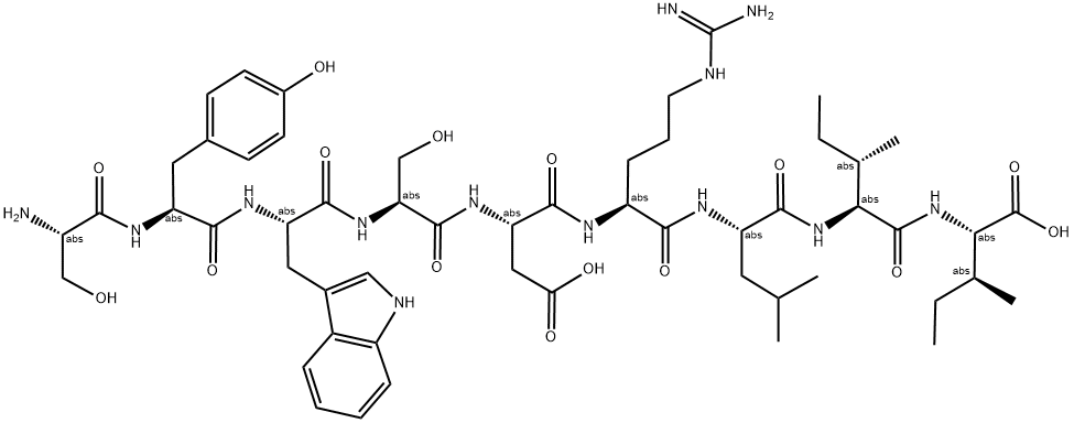 H2N-SYWSDRLII-OH Struktur