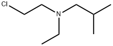 (2-CHLORO-ETHYL)-ETHYL-ISOBUTYL-AMINE Struktur