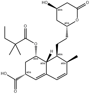 6'-HYDROXYCARBOXY SIMVASTATIN Struktur