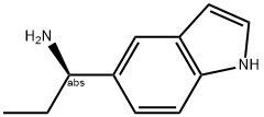 (1R)-1-INDOL-5-YLPROPYLAMINE Struktur