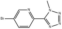 5-BROMO-2-(1-METHYL-1H-TETRAZOL-5-YL)-PYRIDINE Struktur