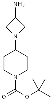 (1-BOC-PIPERIDIN-4-YL-AZETIDIN-3-YL)-AMINE Struktur