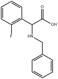 N-BENZYL-2-FLUOROPHENYLGLYCINE Struktur