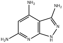 1H-PYRAZOLO[3,4-B]PYRIDINE-3,4,6-TRIAMINE Struktur