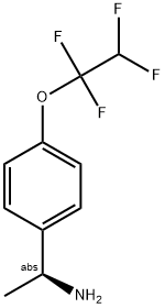 (1S)-1-[4-(1,1,2,2-TETRAFLUOROETHOXY)PHENYL]ETHYLAMINE Struktur