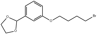 2-[3-(4-BROMO-BUTOXY)-PHENYL]-[1,3]DIOXOLANE Struktur