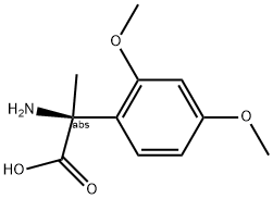 (2S)-2-AMINO-2-(2,4-DIMETHOXYPHENYL)PROPANOIC ACID Struktur