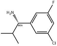 (1S)-1-(5-CHLORO-3-FLUOROPHENYL)-2-METHYLPROPYLAMINE Struktur