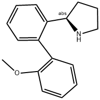 1-[2-((2R)PYRROLIDIN-2-YL)PHENYL]-2-METHOXYBENZENE Struktur