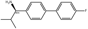 (1R)-1-[4-(4-FLUOROPHENYL)PHENYL]-2-METHYLPROPYLAMINE Struktur