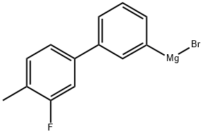 3-(3-FLUORO-4-METHYLPHENYL)PHENYLMAGNESIUM BROMIDE Struktur