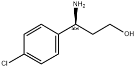 (S)-3-AMINO-3-(4-CHLORO-PHENYL)-PROPAN-1-OL Struktur