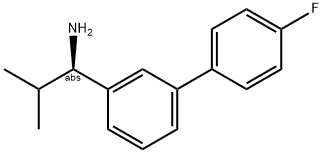 (1R)-1-[3-(4-FLUOROPHENYL)PHENYL]-2-METHYLPROPYLAMINE Struktur