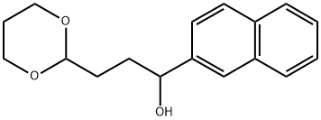 3-[2-(1,3-DIOXANYL)]-1-(2-NAPHTHYL)-1-PROPANOL Struktur