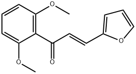 1-(2,6-DIMETHOXYPHENYL)-3(2-FURYL)-PROP-2-EN-1-ONE Struktur