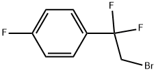 4-(2-BROMO-1,1-DIFLUOROETHYL)FLUOROBENZENE Struktur