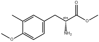 METHYL (2R)-2-AMINO-3-(4-METHOXY-3-METHYLPHENYL)PROPANOATE Struktur