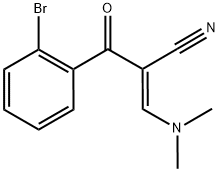 2-(2-BROMOBENZOYL)-3-(DIMETHYLAMINO)ACRYLONITRILE Struktur