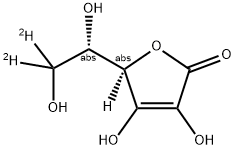 L-[6,6'-2H2]ASCORBIC ACID Struktur