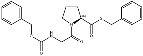 Z-GLY-PRO-THIOBENZYL ESTER Struktur