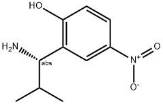 2-((1S)-1-AMINO-2-METHYLPROPYL)-4-NITROPHENOL Struktur