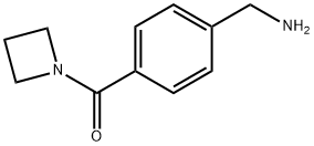 1-[4-(AZETIDIN-1-YLCARBONYL)PHENYL]METHANAMINE Struktur