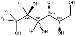 D-[4,5,6,6'-2H4]GLUCITOL Struktur