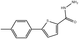 5-P-TOLYLTHIOPHENE-2-CARBOHYDRAZIDE Struktur