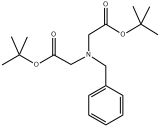 N-BENZYL-N-BIS(T-BUTYLACETATE)AMINE Struktur