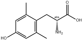 (R)-2-AMINO-3-(4-HYDROXY-2,6-DIMETHYL-PHENYL)-PROPIONIC ACID Struktur