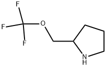 2-[(TRIFLUOROMETHOXY)METHYL]PYRROLIDINE Struktur